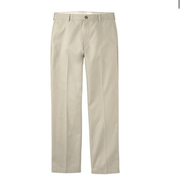 L.L. Bean Men's Wrinkle-Free Double L Chinos Natural Fit Khakis NWT - Picture 1 of 6